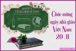 Chia sẻ PSD thiệp mừng ngày hiến chương nhà giáo Việt Nam  20 - 11