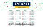 Lịch Năm 2020, Download Vector Lịch 2020 Miễn Phí