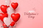 Download vector valentine bóng bay hình trái tim