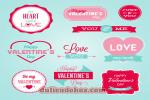 Download vector trang trí valentine đẹp free