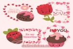 Download vector trang trí valentine đẹp miễn phí