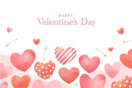 Download vetor background ngày lễ tình nhân Valentine đẹp