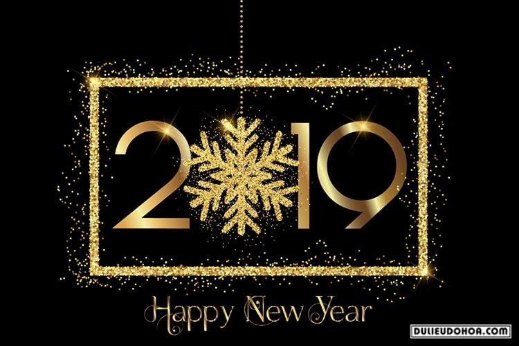 Chia sẻ vector trang trí happy new year 2019