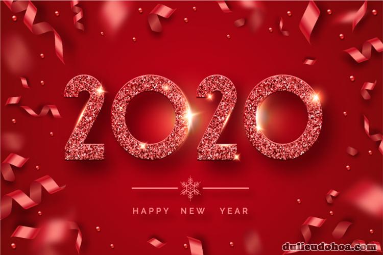 Vector Banner, Background Năm Mới 2020 Free Download