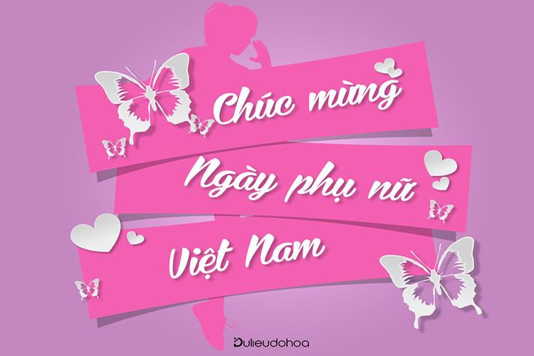 PSD nền kỷ niệm ngày Phụ nữ Việt Nam 20-10