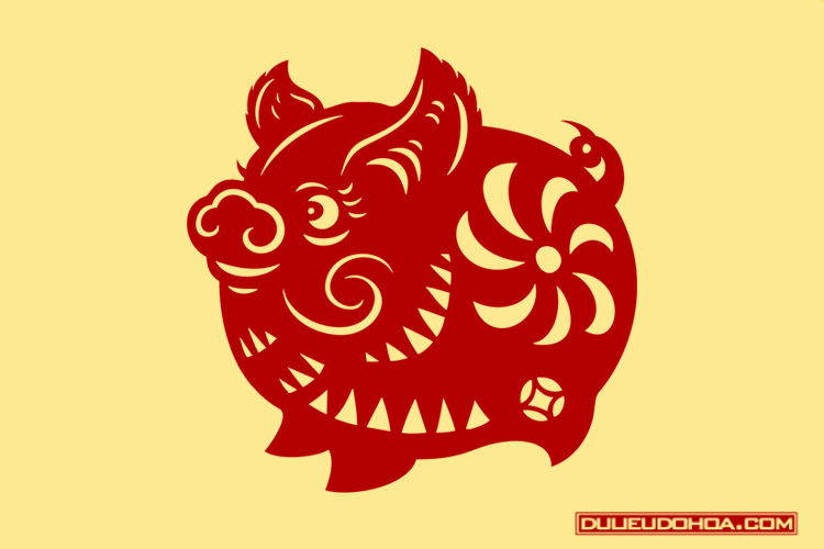 Free PNG tết 2019 - PNG con heo(lợn) tết tách nền đẹp